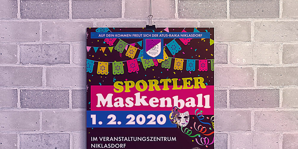 Plakate Sportlerball ASKÖ Niklasdorf